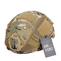 Кавер на шлем OneTigris Camouflage Helmet Cover for Ops-Core FAST PJ Helmet, Multicam, M/L