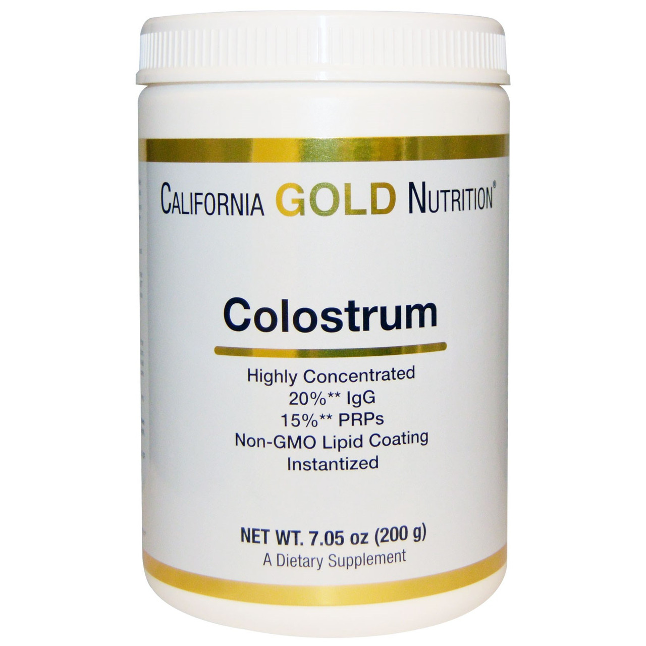 Молозиво Колострум 200 г для імунітету California Gold Nutrition USA