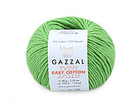 Gazzal XL Baby Cotton, Зеленый №3448