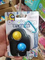 Pop It сенсорна іграшка, пупирка, поп-антистрес, pop it fidget, попіть Сімпл Димпл, Simple Dimple Амон аск