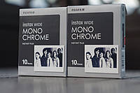Fujifilm Istax Wide Mono Chrome,черно-белая фотопленка картридж (10 кадров) для Fujifilm Instax 210,300.