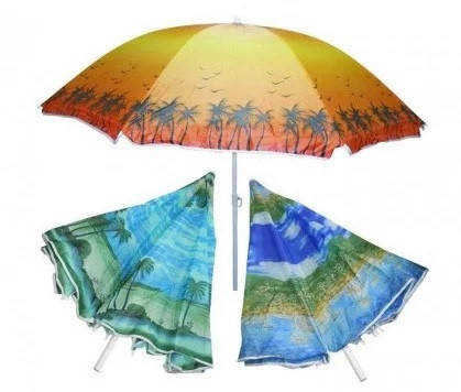 Парасолька пляжна Umbrella 2м система ромашка з нахилом, фото 1