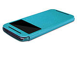 Чохол книжка для HTC One M8 - Nillkin Sparkle Синій, фото 2
