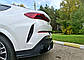 Дифузор заднього бампера BMW X6 G06 карбон Renegade Design, фото 3