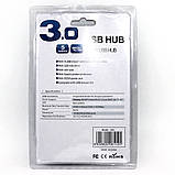 USB 3.0 хаб Розгалужувач на 4 порти Юсб Концентратор HUB DK-303, фото 6