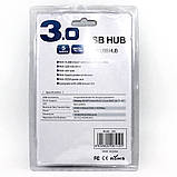 USB 3.0 хаб Розгалужувач на 4 порти Юсб Концентратор HUB DK-303, фото 7