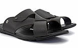 Взуття великих розмірів чоловіча Капці шкіряні чорні Rosso Avangard Slipper Black Flotar BS, фото 6