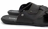 Взуття великих розмірів чоловіча Капці шкіряні чорні Rosso Avangard Slipper Black Flotar BS, фото 7