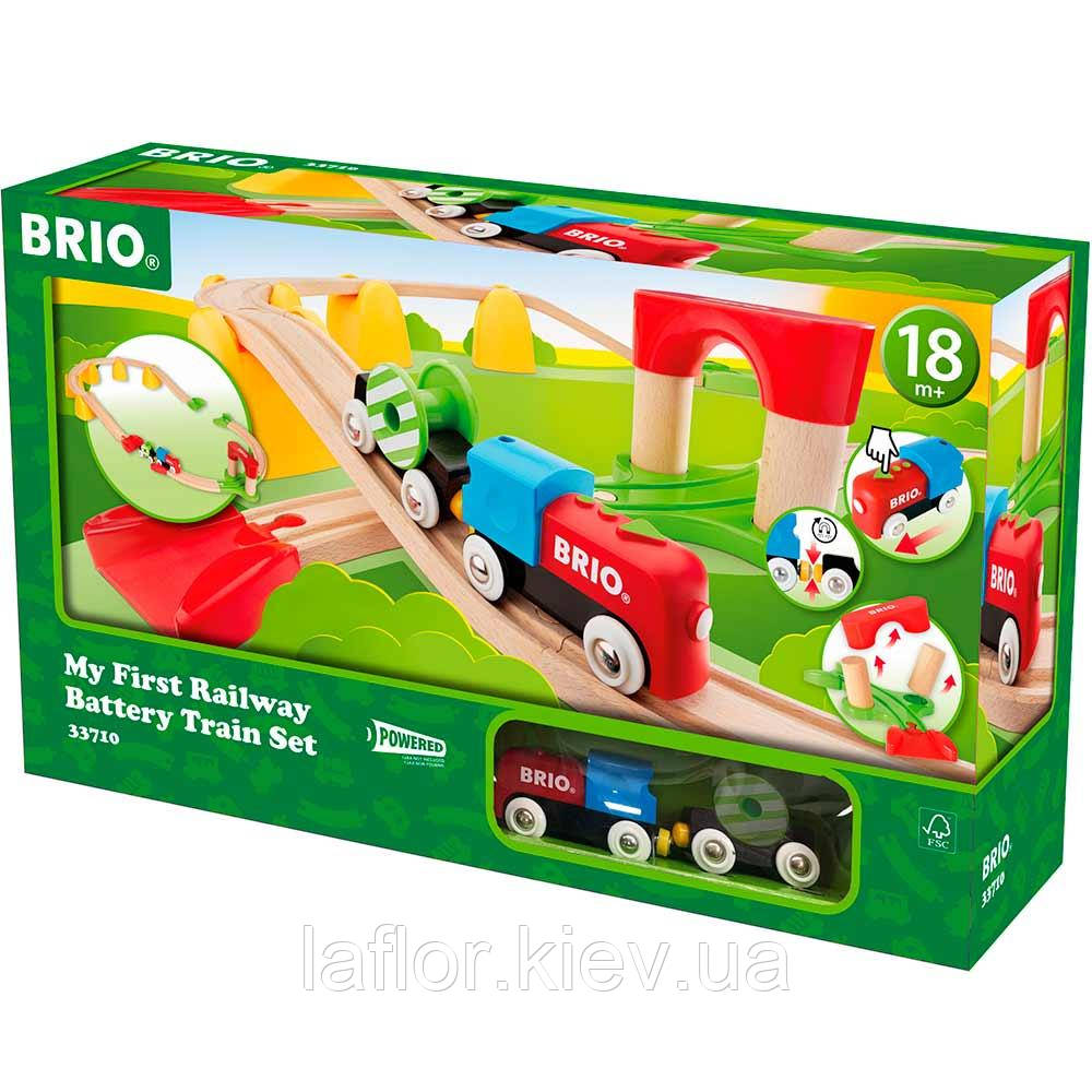 Моя перша залізниця на батарейках Brio 33710