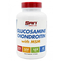 Для суставов и связок Glucosamine Chondroitin MSM - 90 таблеток - SAN (Хондроитин Глюкозамин МСМ Сан)