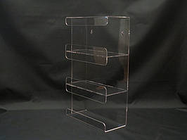 Настінний тримач для коробок з рукавичками, бахилами, масками