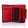 Жіночий гаманець портмоне шкіряний компактний тонкий Desisan червоний, фото 3