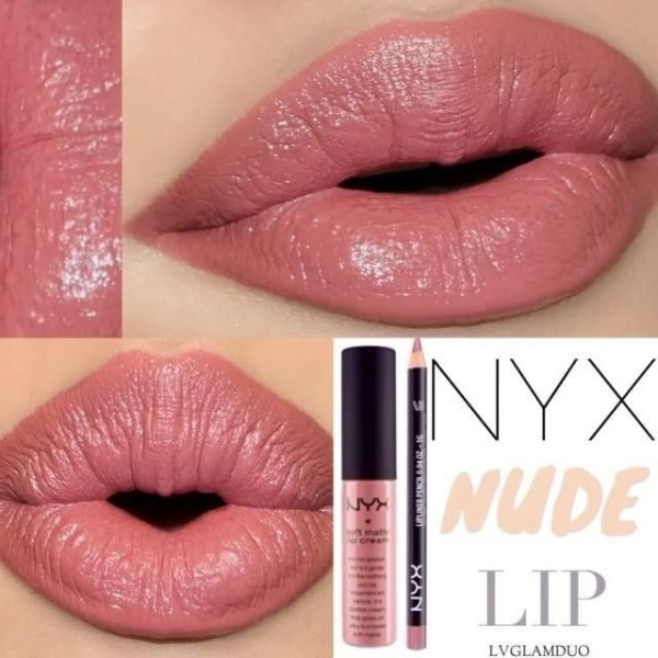 Одівець для губ Nyx slim lip pencil цвет Nude pink SPL858
