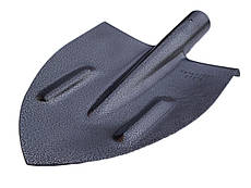 Лопата штикова ЛКО рейкова сіра сталь