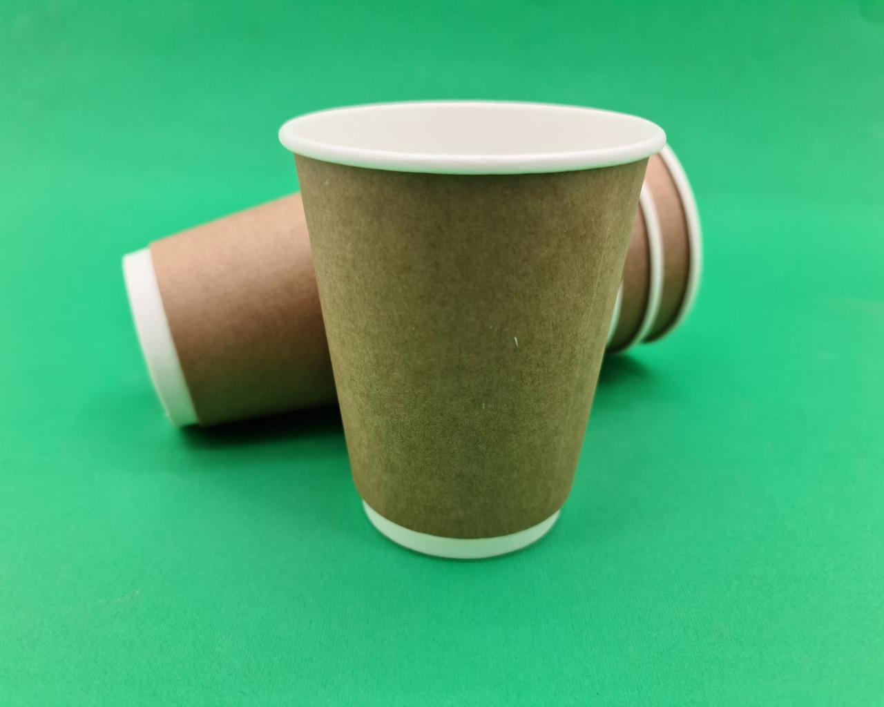 Стакан картонний 2х шаровий 400мл " KRAFT Маестро (20 шт), фото 1