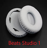 Амбушюры для наушников Beats by Dr. Dre Studio 1 MP3 плеер 4Gb Qumo Trio Blues Цвет белый White