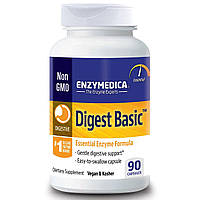 Enzymedica, Digest Basic (90 капс.), ферменты, энзимы, enzymes