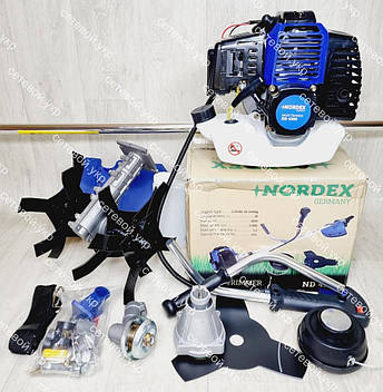 Бензокоса Nordex ND 4500 в комплекті з культиватором, фото 1