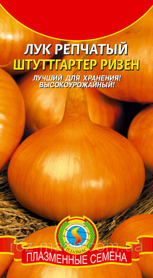 Насіння цибулі Цибуля ріпчаста Штутгартер Різен 0,9 г (Плазмові насіння)