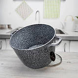 Каструля-казан із гранітним антипригарним покриттям 10.2 л 28 см Edenberg EB-8009 Індукційний казан із кришкою, фото 9
