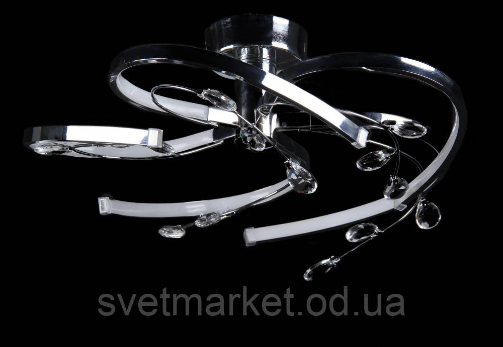 Припотолубна хромована люстра L1094/5-55W LED (CR)