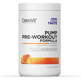 Передтренувальний комплекс Pump Pre-Workout Formula OstroVit 500 г Апельсин