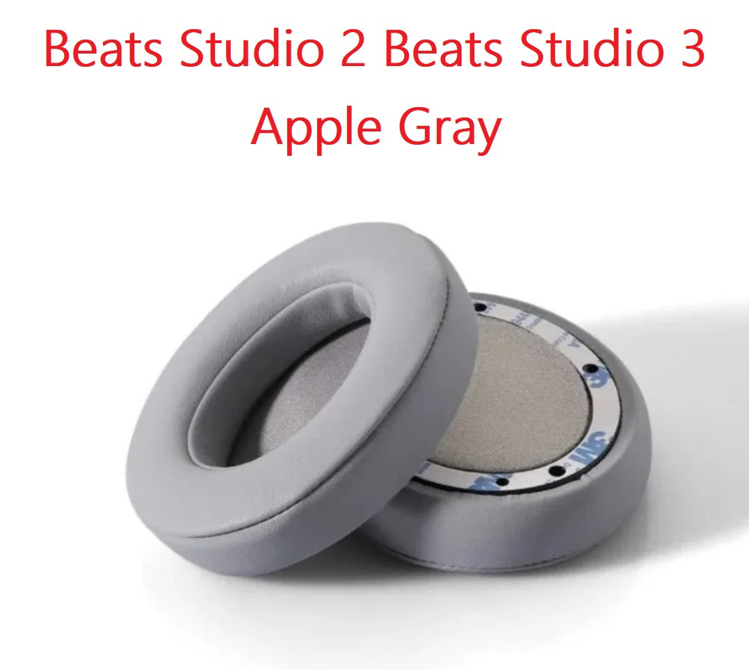 Амбушури для навушників Beats by Dr Dre Studio 2.0 Beats by Dr Dre Studio 3.0 Wireless B0501 Колір Apple Gray, фото 1