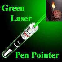 Лазерная ручка указка Green Laser Pointer с 5 насадками