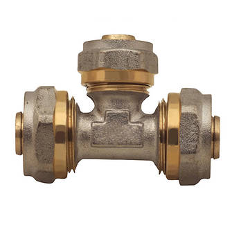 ТРІЙНИК ЗАТИСКНИЙ ДЛЯ МЕТАЛОПЛАСТИКОВОЇ ТРУБИ