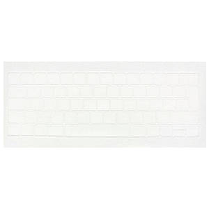 Накладка силікон на клавіатуру для Apple MacBook Pro 13" A2251 / A2289 / A2338 (2020) UK (010470) (clear)