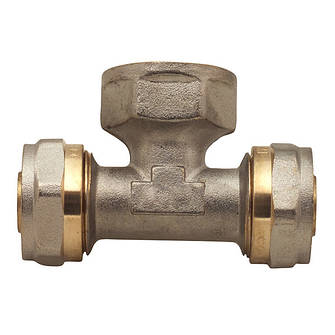 ТРІЙНИК З ВНУТРІШНІМ РІЗЬБЛЕННЯМ ДЛЯ МЕТАЛОПЛАСТИКОВОЇ ТРУБИ