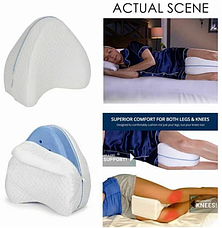 Ортопедична подушка для ніг Leg pillow Ортопедична подушка для ніг анатомічна з ефектом пам'яті BF, фото 5