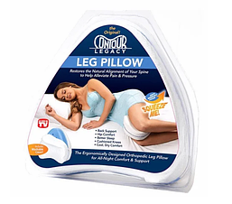 Ортопедична подушка для ніг Leg pillow Ортопедична подушка для ніг анатомічна з ефектом пам'яті BF, фото 6