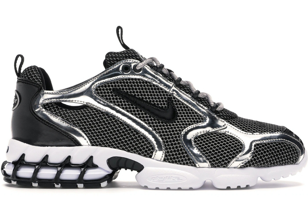 Кросівки Nike Air Zoom Spiridon Cage 2 Stussy Pure Platinum