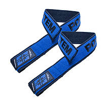 Лямки для тяги Power System PS-3401 Lifting Straps Duplex Black/Blue, фото 2