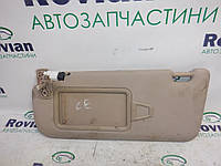 Козырек солнцезащитный левый Kia CEED 1 2006-2012 (Киа Сид), 852011H010ED (БУ-208502)