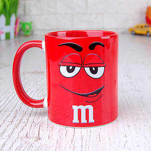 Чашка m&m's Red (мемендемс)