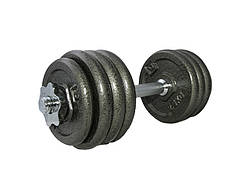 Гантель набірна 20кг 1шт LiveUp DUMBELL SET