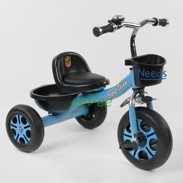 Велосипед триколісний Best Trike 405 LM дитячий з кошиком Блакитний