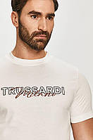 Футболка мужская Trussardi Jeans,белая труссарди