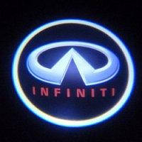Підсвічування дверей авто з логотипом INFINITY (універсальна - врізна) G4 5вт LED LOGO, фото 1