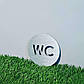 Вивіска на двері туалету WC акрилова, фото 2