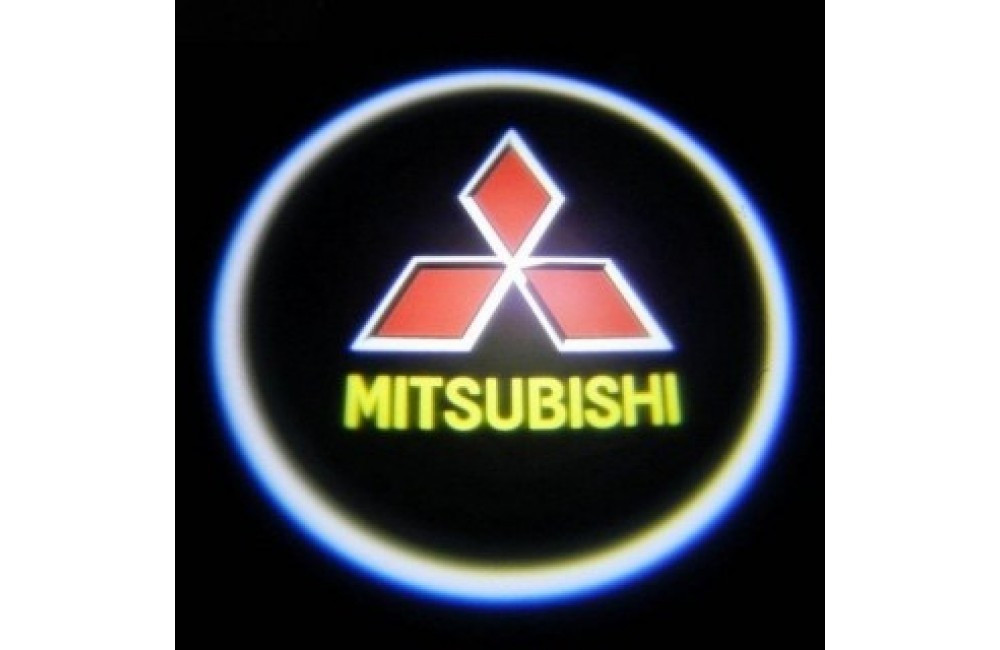 Підсвічування дверей авто з логотипом MITSUBISHI (універсальна - врізна) G4 5вт LED LOGO