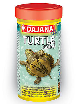 Комплексний корм у вигляді чіпсів для всіх видів водних черепах Dajana TURTLE CHIPS 400 г