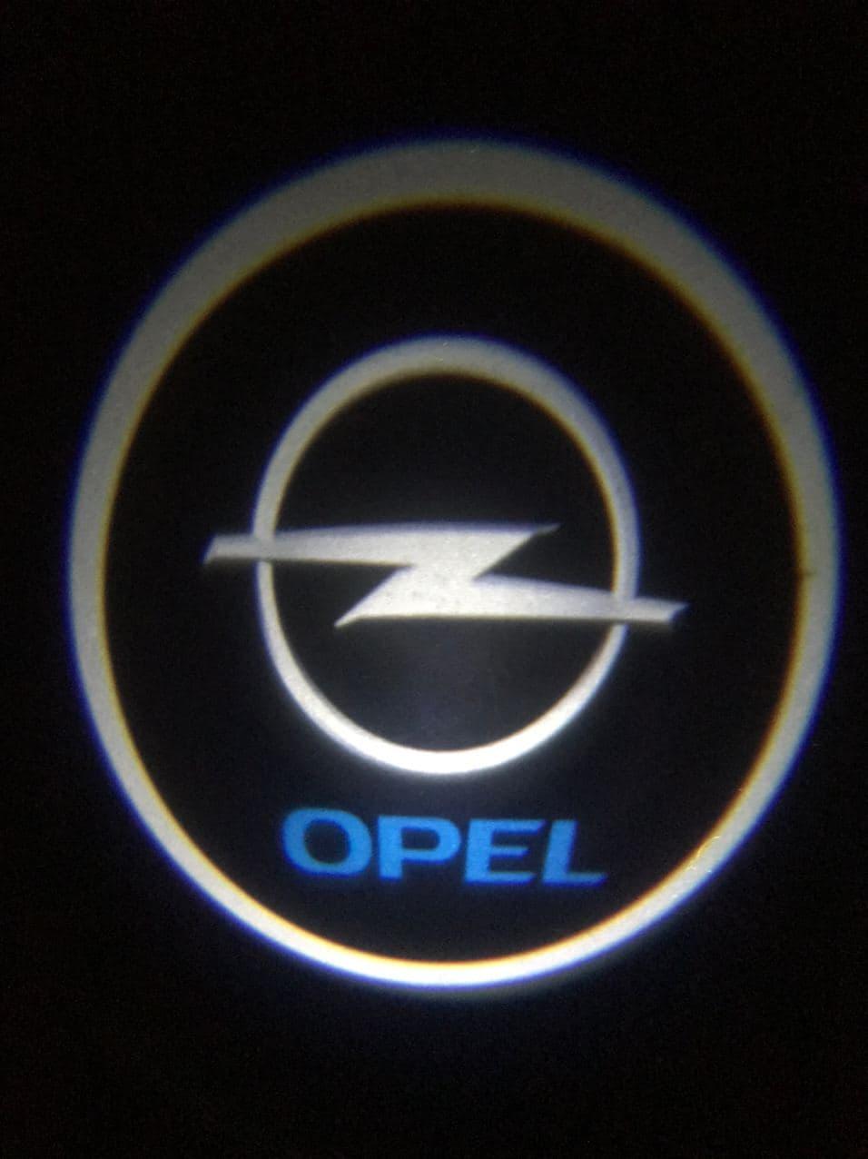 Підсвічування дверей авто з логотипом OPEL (універсальна - врізна) G4 5вт LED LOGO