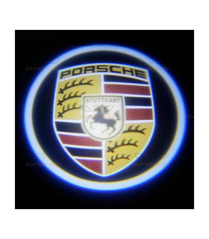 Підсвічування дверей авто з логотипом PORSCHE (універсальна - врізна) G4 5вт LED LOGO