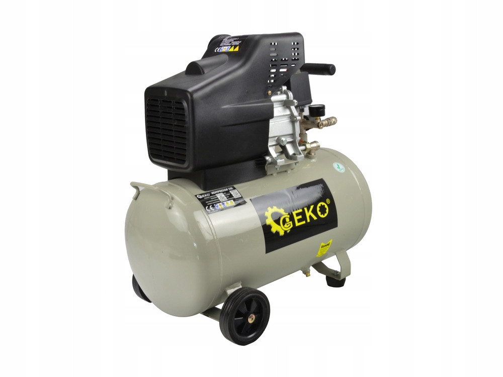 Масляний компресор побутовий 50л 8 бар Geko масляний компресор для фарбування, фото 1