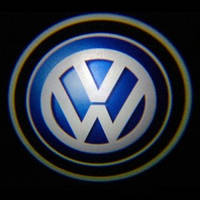 Підсвічування дверей авто з логотипом VOLKSWAGEN (універсальна - врізна) G4 5вт LED LOGO