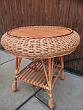 Стіл журнальний круглий "Гриб з плитою", фото 2