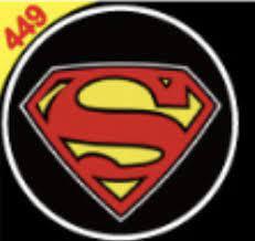 Підсвічування дверей авто з логотипом SUPERMAN (універсальна - врізна) G4 5вт LED LOGO